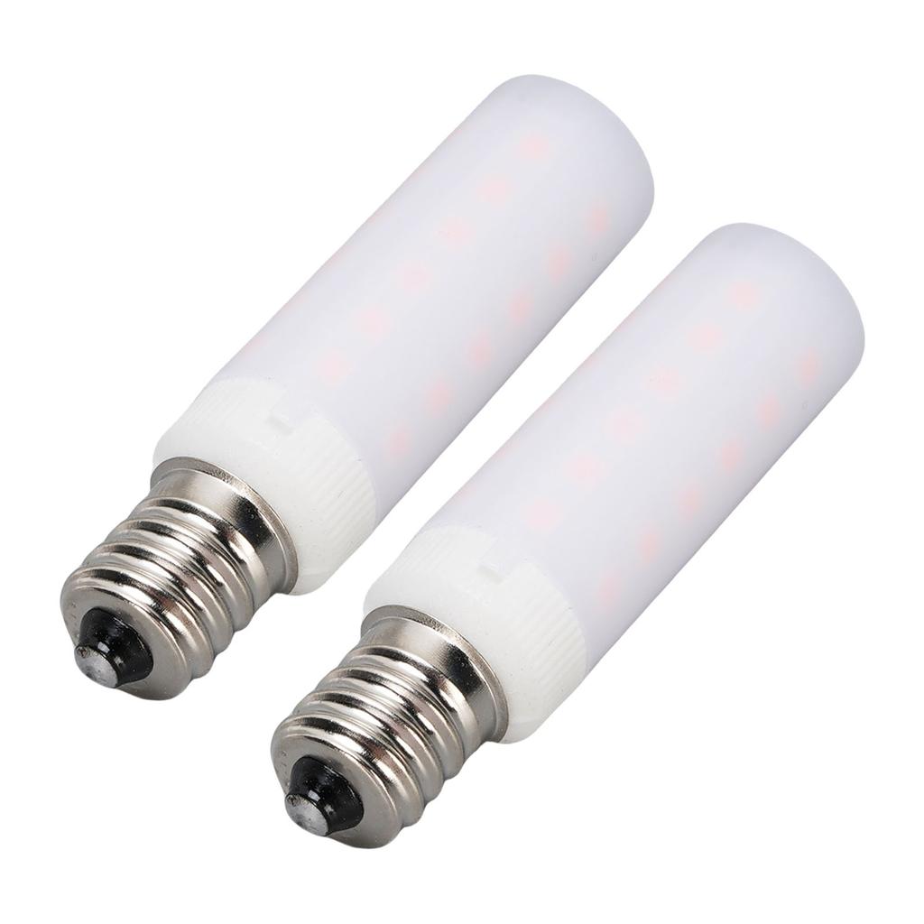 2pcs E12 LED Flame Effect Light Bulb 220LM Flickering Light Bulbs for Home Party Patio Indoor Outdoor Decorations