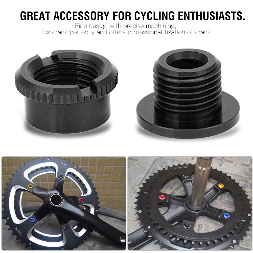 Велосипеды дорожные велосипеды Звездочка Винты Болты и Гайки Детали для Одинарной Зубной Пластины Черный