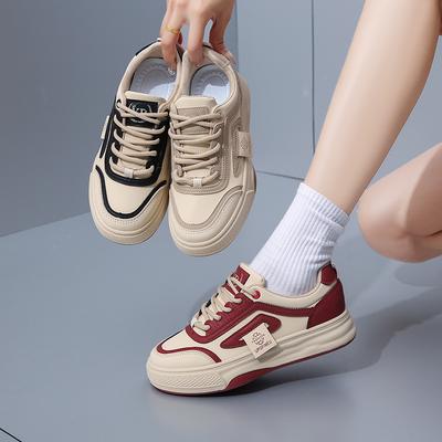 2025 летние маленькие белые туфли, новая корейская версия, женские студенческие туфли на платформе, увеличивающие рост, спортивная обувь, повседневная обувь YB6521