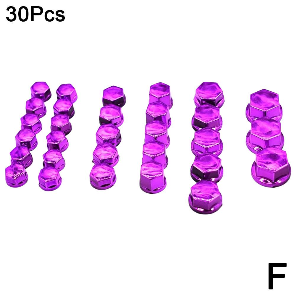 Универсальный 30 шт. мотоциклетный моделирующий гайка с покрытием декоративная крышка винта для Yamaha для Kawasaki для BMW мотоциклетный винт гайка крышка