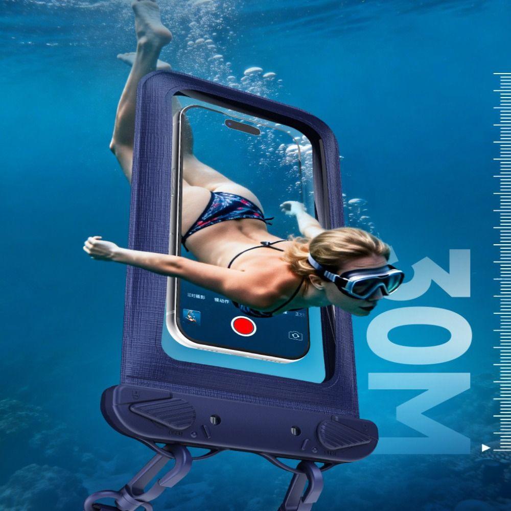 with Hang Rope Waterproof Phone Case 7.5 Inch Phone Waterproof Pouch Touch Screen Case Swimming