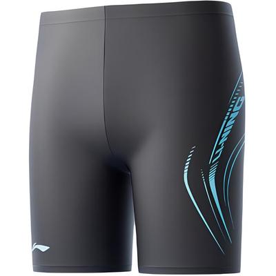 Li Ning Спортивные Повседневные Простые Дышащие Плавки Мужская купальная одежда Черный LSKW033-1