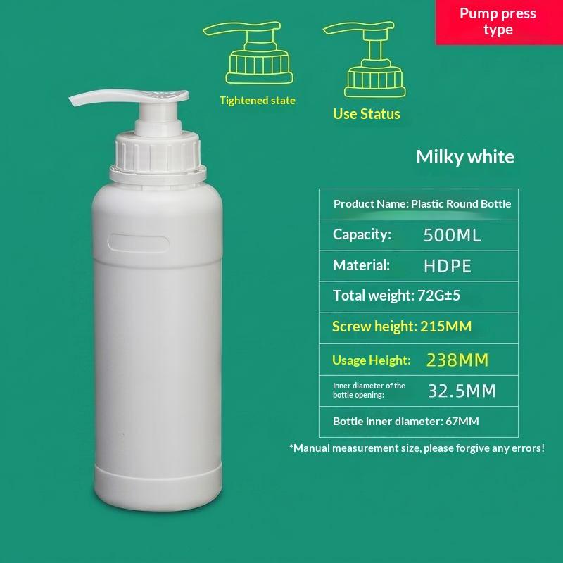 Laundry Detergent Bottle 250Ml-2L Disinfectant Water Hand Washing Hydraulic Pump Dispenser Empty Plastic Hdpe Lotion Container