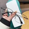 Metal Neutral Optical Finished Anti Blue Light Glasses Ultra Light Protective Eyeglass Lenses Elastic Eyeglass Frame