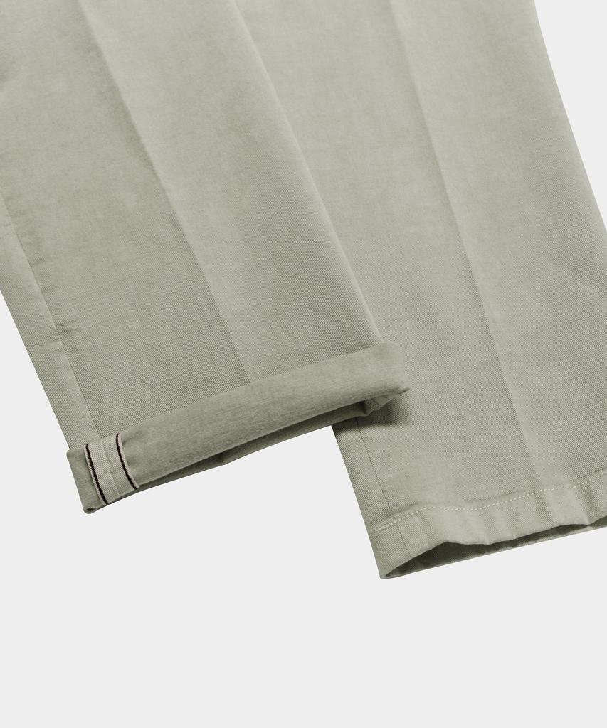 BIRBANTE Natural Garment-Dyed Stretch Pants - Sand