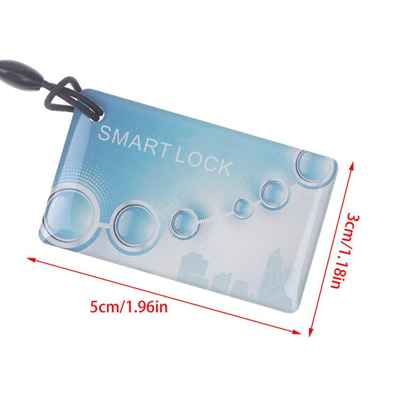10 шт. 13,56 МГц IC-карта Tuya Ttlock Ble Электронная интеллектуальная карта дверного замка Цифровые интеллектуальные замки с отпечатками пальцев Разблокировка Маленькая Rfid-карта