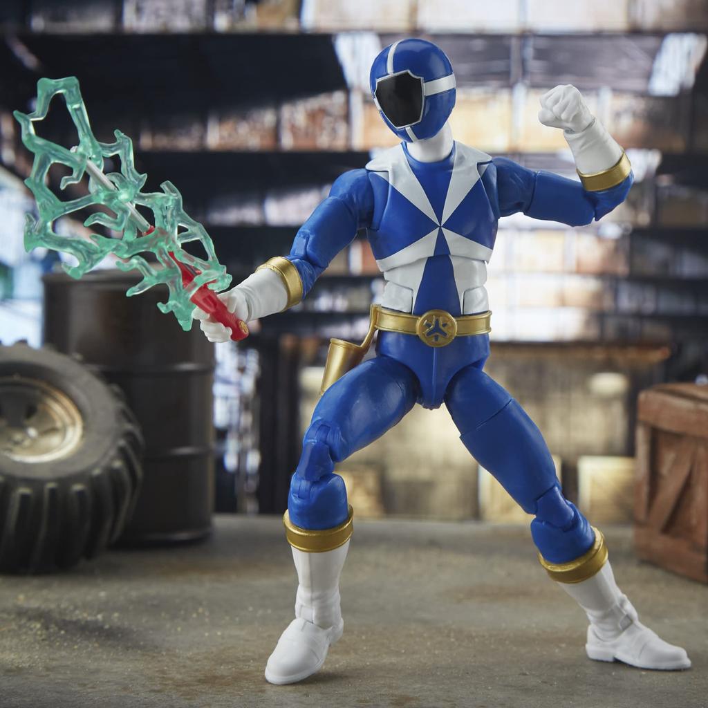 Power Rangers Lightning Collection Lightspeed Rescue Синий Рейнджер 6-дюймовая Премиальная Коллекционная Фигурка Игрушка с Аксессуарами, для Возраста от 4 лет