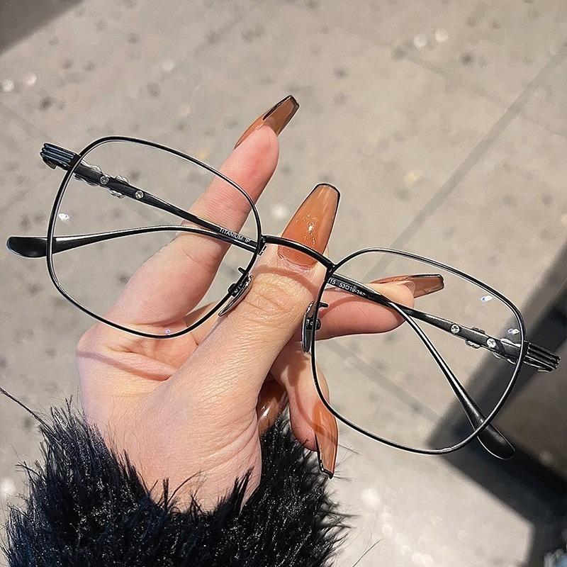 INS Модные Круглые Металлические Очки с Защитой от Излучения для Женщин Мужчин Трендовые Очки