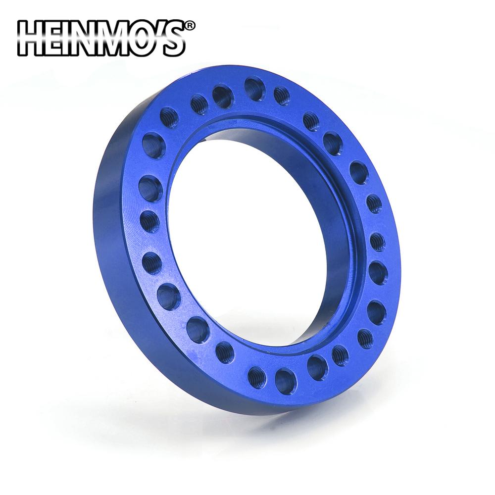 12mm CNC Aluminum Car Steering Wheel Hub Boss Kit Adapter Spacer Universal Cars Accessories Steer Wheel Hole Adapter Purple