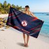 Boston Red Sox Customized Name Text Beach Towel, Soft Absorbent Towel Beach Pool Travel Personal Gift