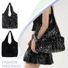 Purse Sequin Tote Bag Shiny Silver Shoulder Bag Underarm Bag Blingbling Handbag  Shopping