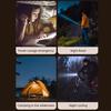 Waterproof Flashlight High Super Bright LED Lumens Small Light Type C Charging Pocket-Sized