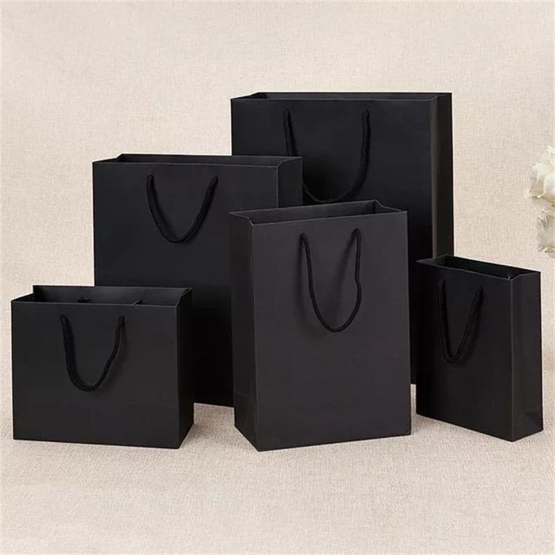 Handheld Cowhide Christmas Packaging Gift Bag