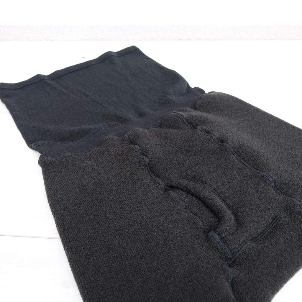 Mochihada SPORTS BB Undertights with Belly Size for Motorcycle and Camping Warmer, LL, Black, Men's Leggings, Underwear, Fleece-Lined, Fishing,