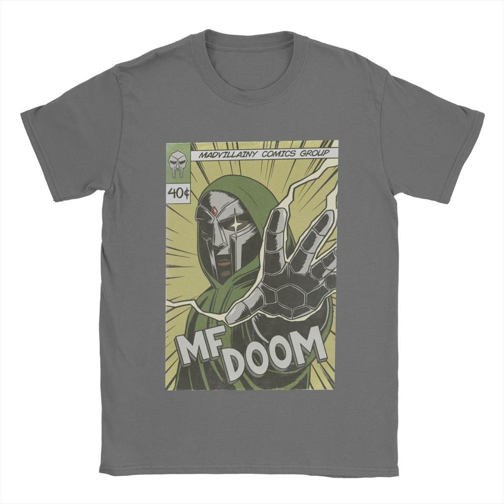 Комиксы Madvillain Певец Mf Dooms Madlib Футболки Мужские 100% Хлопок Футболка Круглый Вырез Футболка Короткий Рукав Одежда Вечеринка