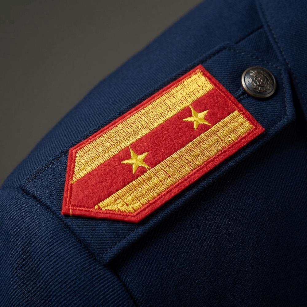 Classic Shoulder Board Dynamic Visual Effects Shoulder Mark Stars Tassel Epaulettes Honour Guard