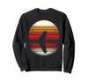 Wolf Sunset Retro Style Safari Vintage 70s Sweatshirt