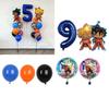 Анимационный Тематический Персонаж Алюминиевая Пленка Латексный Отрывной Набор Шаров Оформление на День Рождения Мальчика