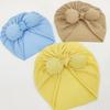 Bow New Baby Imitation Cotton Windshield Hat Children's Thermal Hat Cute Baby Hat Dome