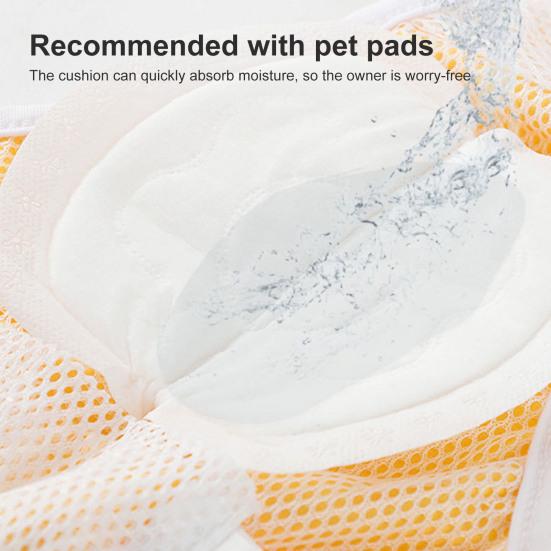 Pet Sanitary Panties Fruit Flower Embroidery Pattern Leakproof Breathable Pet Dog Diapers Pants Dog Accessories