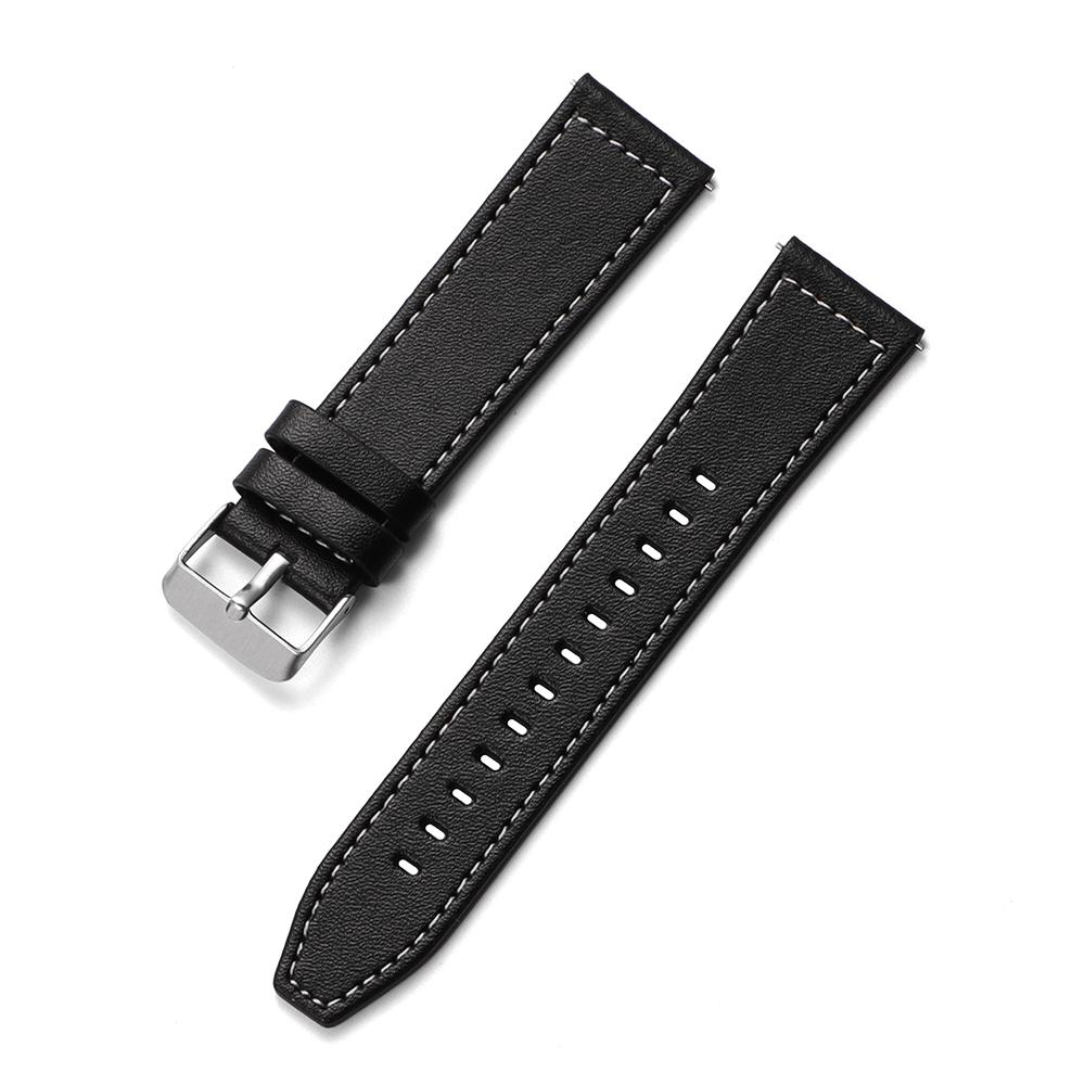Кожаный ремешок 22мм 20мм для HUAWEI Watch GT 5/4 46мм Watch 4 Pro GT3 GT2 Pro 42мм Bud Band Ремешки Мягкий Сменный Браслет