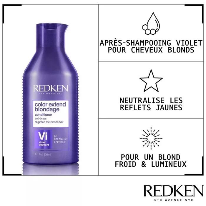 Neutralizing Conditioner That Repairs the Fiber of Sensitized Blonde Hair.
