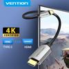 Vention Type C HDMI Cable USB C To HDMI Thunderbolt 3 for MacBook Samsung S9 Huawei Mate P20 Pro 4K HDMI Adapter