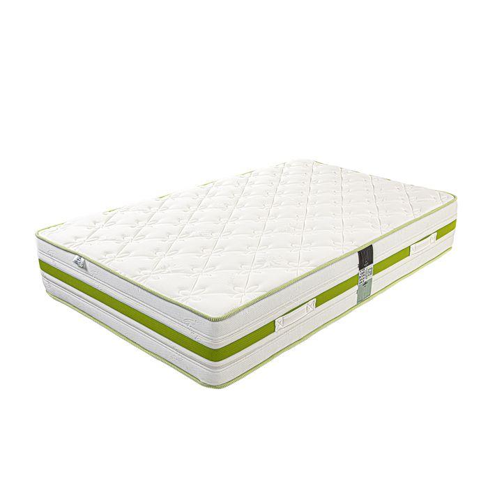 Matelas 90x190 cm,Rêverie,30 cm,mémoire de forme,ferme,face été/hiver + 1 oreiller + couette