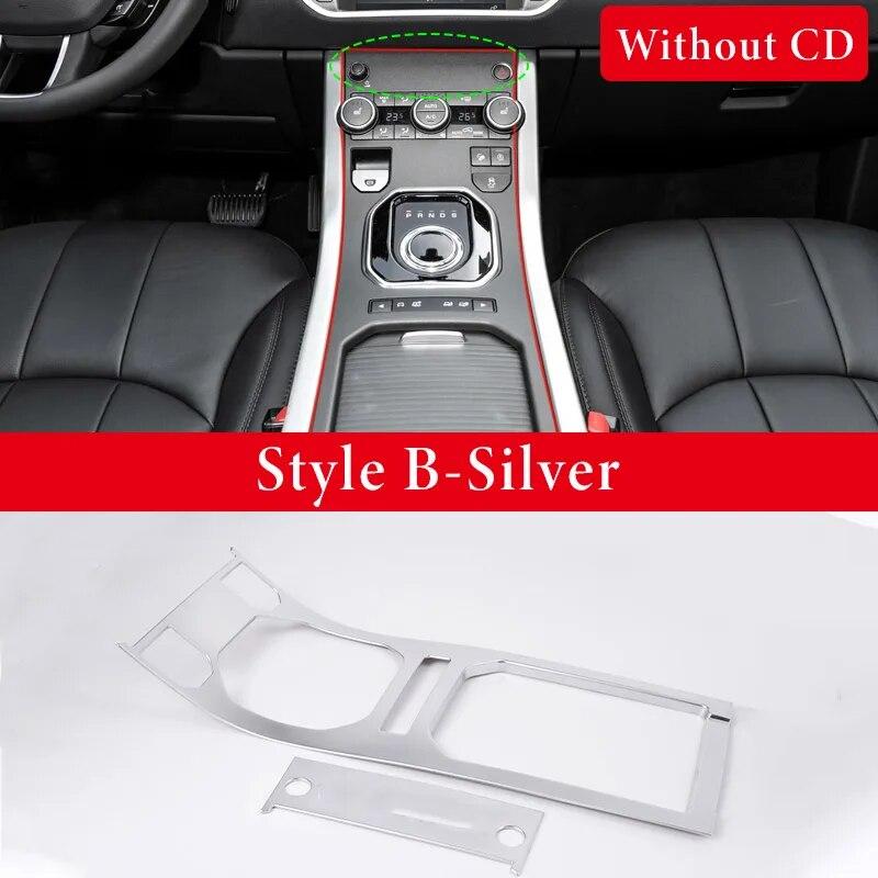 ABS Chrome для Land Rover Range Rover Evoque 2011-2018 салон автомобиля коробка передач консоль украшения крышка наклейки аксессуары
