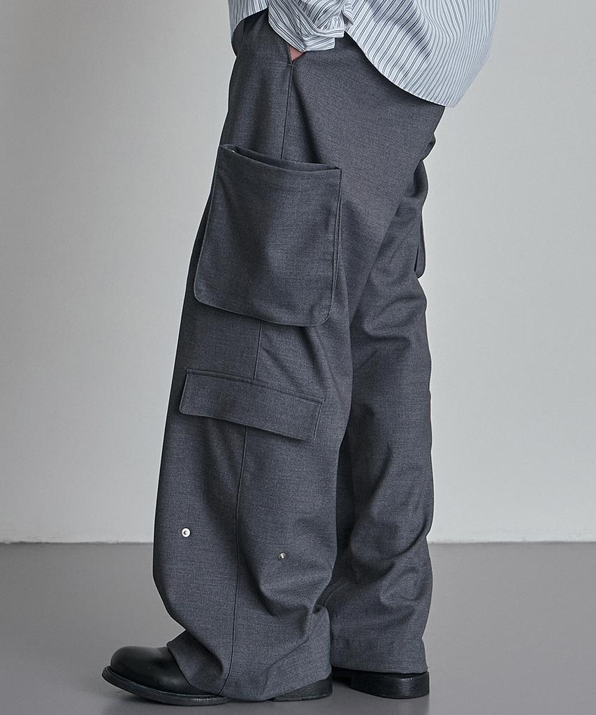 YIYAE Modular Detachable Cargo Slacks Gray