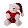 Charming Christmas Plush Bear Decoration Perfect For Holiday Kids Toys And Gifts