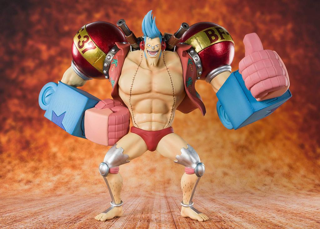 TAMASHII NATIONS Figuarts ZERO ONE PIECE Iron Man Franky 200mm Painted Finished Figure Approx. ABS&PVC