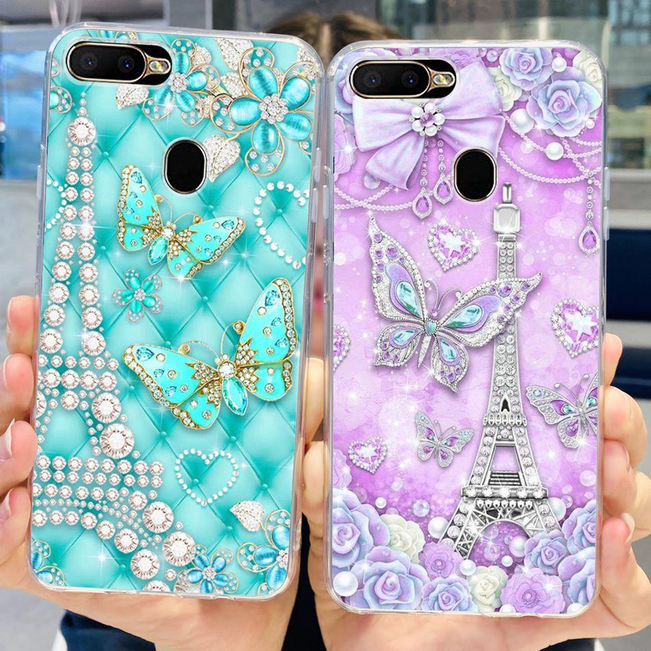 For OPPO A5S Case Cute Pattern Soft Silicone TPU Cover Cases For Oppo A5Ss AX5s A 5S CPH1909 CPH1920 CPH1912 Phone Shell Bumper