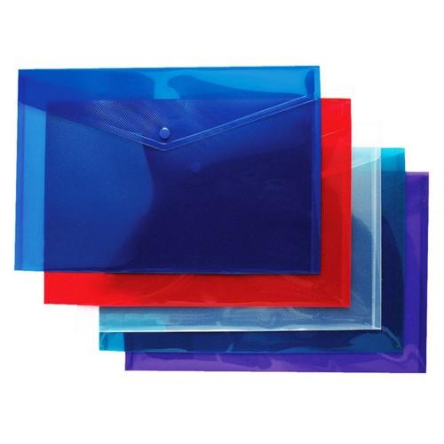 Tiger Stationery Пластиковые кошельки/папки-кнопки (Пакет из 5)