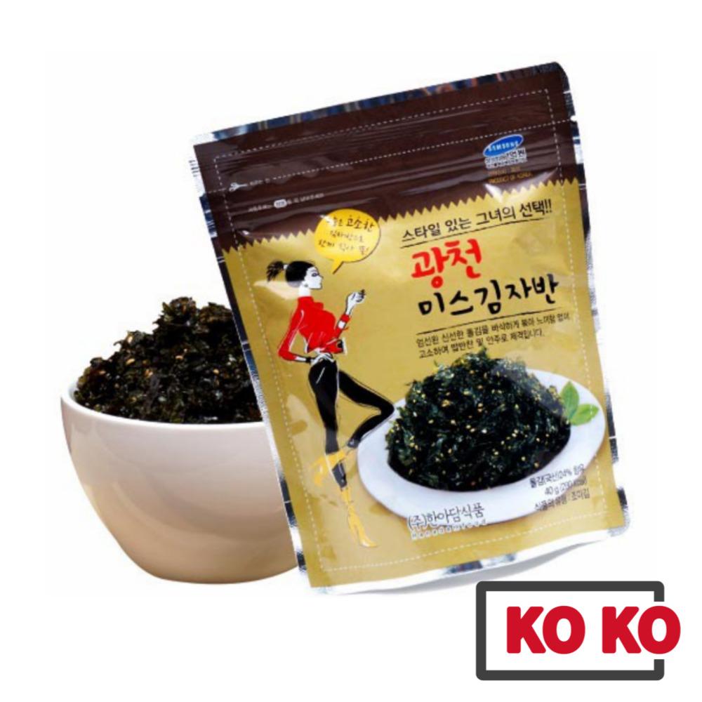[Gwangcheon] Seaweed Flakes 40g (2 Types) / Hrimp & Anchovy / Korean Side Dish / Korean Snack / Side Dishes