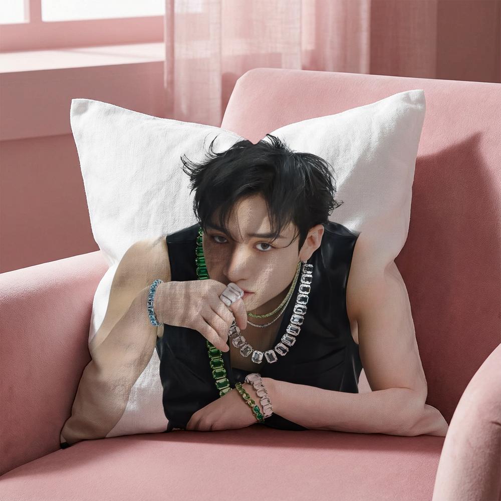 ГОРЯЧЕЕ-KPOP B-Bang'S C-Chan'S Наволочка-подушка для разных случаев, для дома и автомобиля - Двусторонняя, Мягкая и прочная для ежедневного использования
