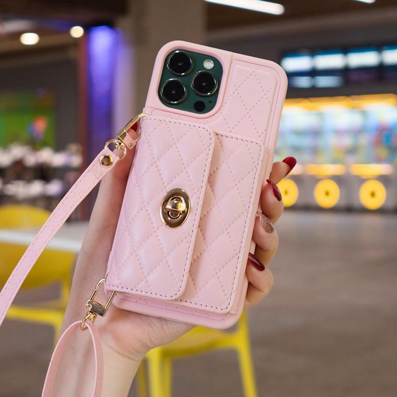 Маленький кошелек с ароматным органом ветра, кожаный чехол с металлической пряжкой для iPhone 14 Pro Max 13 12 11 SE 2022 X XS XR 8 7 6 6S Plus