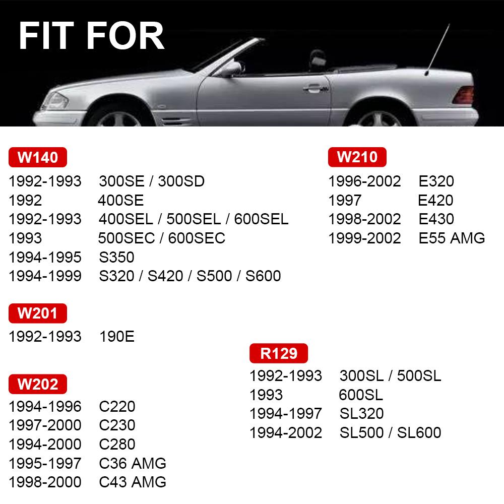 Автомобильная антенна для Mercedes Benz W140 W124 W202 W210 R129 AM/FM антенна с электроприводом, автомобильный радиоприемник, FM-антенна, сигнал 1408270001