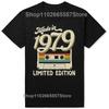 Сделано в 1979 году Ограниченная серия 45 лет потрясающей жизни Футболки Подарки Хлопок Летние Футболки Топы Унисекс Короткий рукав Футболка