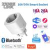 Умная розетка Tuya EU WiFi/Zigbee 16A/20A с мониторингом энергопотребления, удаленное управление через приложение Smart Life, таймер, работает с Alexa, Google Home