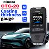 FNIRSI CTG-20 Измеритель толщины покрытия Гальваническое покрытие Металл и Шпатлевка Толщиномер краски автомобиля для автомобиля 0-1400 мкм Fe nFe Fe+Zn