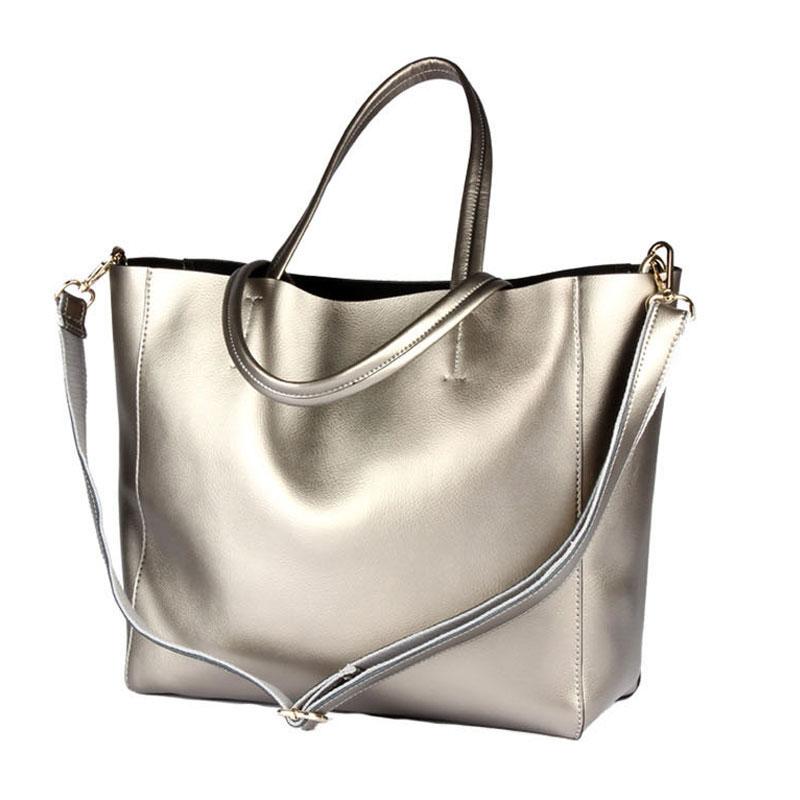 Женские сумки из 100% натуральной кожи с мешочком, сумки-тоут из коровьей кожи для женщин, большие сумки на плечо, элегантная сумка-шоппер