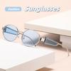 New Retro Round Frame Sunglasses For Women Men Travel Outdoor Beach Fashion Sunglasses Uv400 Shades Sports Goggles For Male