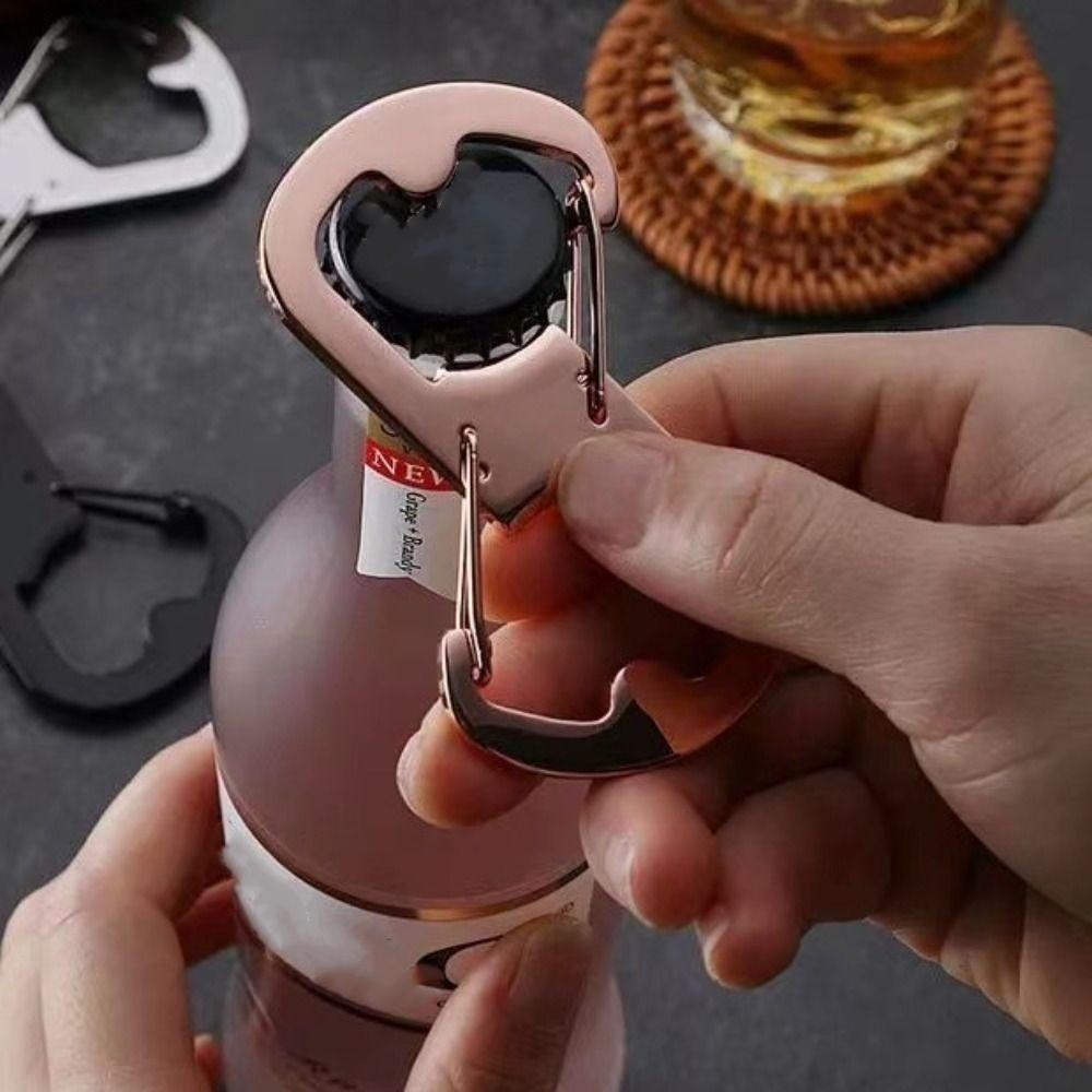 Многофункциональная пряжка из нержавеющей стали для переноски на открытом воздухе, застежки для рюкзака с карабином в форме 8, для походов