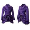 Women's Double-breasted Lace Trim Medieval Renaissance Cos Stage Performance Outfit