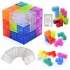 XMD Magic Cube Магнитный блок 3D головоломка (Чистый цвет)