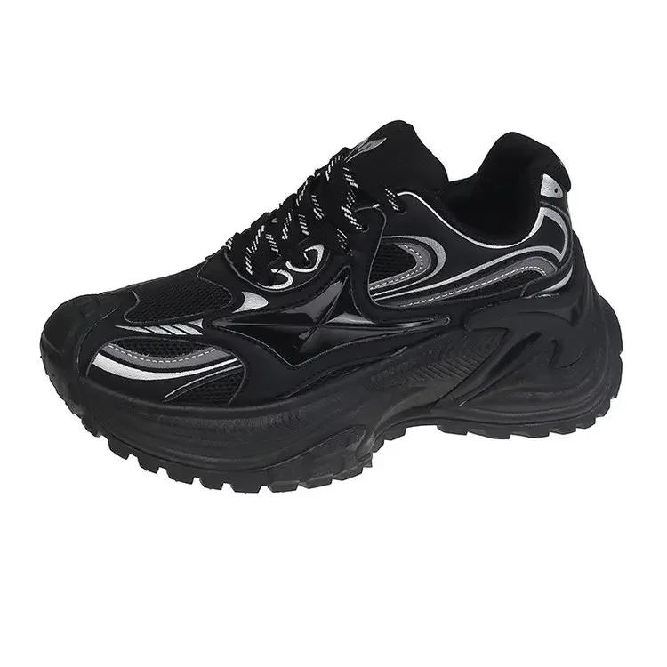 Мода 40 Модные маленькие белые туфли для женщин 2024 года, новые весенние и осенние туфли для отдыха для девочек с толстой подошвой, низкие туфли Zapatillas De Mujer