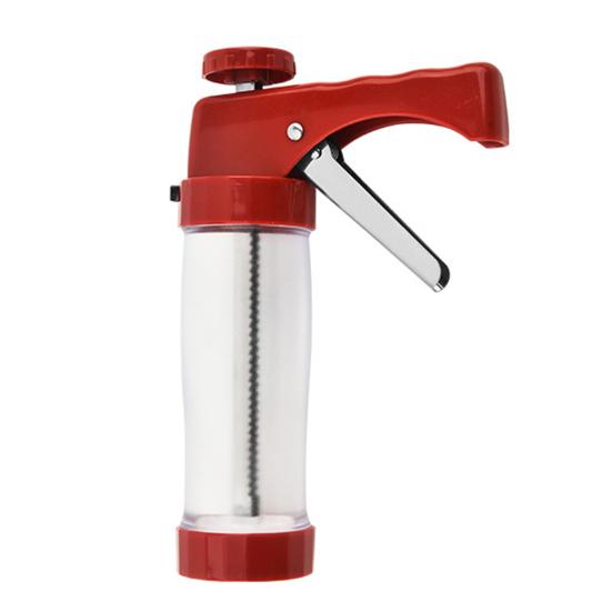 Пресс для печенья с 16 дисками 6 насадками для украшения Домашняя DIY машина для приготовления печенья Набор инструментов для глазури для торта Кухонные принадлежности для выпечки