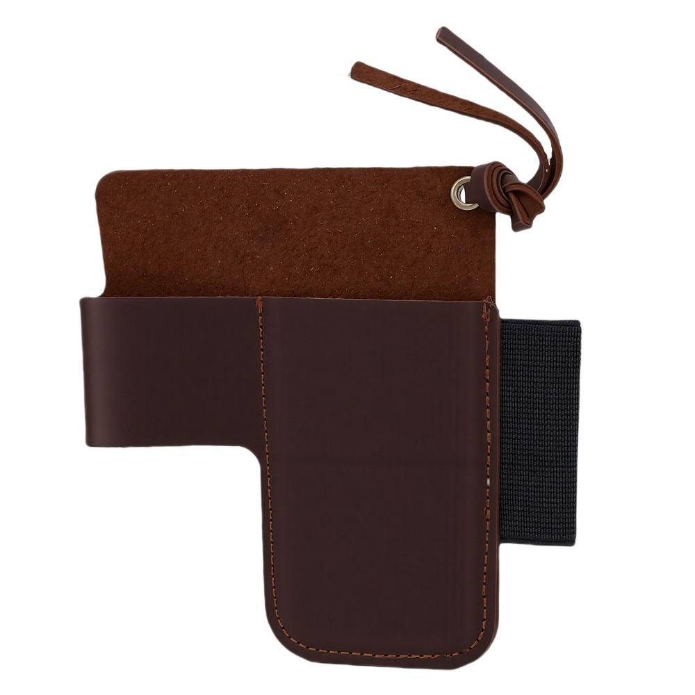 Cowhide Leather Multitool Sheath With Pen Loop Belt Clip Pouch EDC Belt Organizer Daily Use