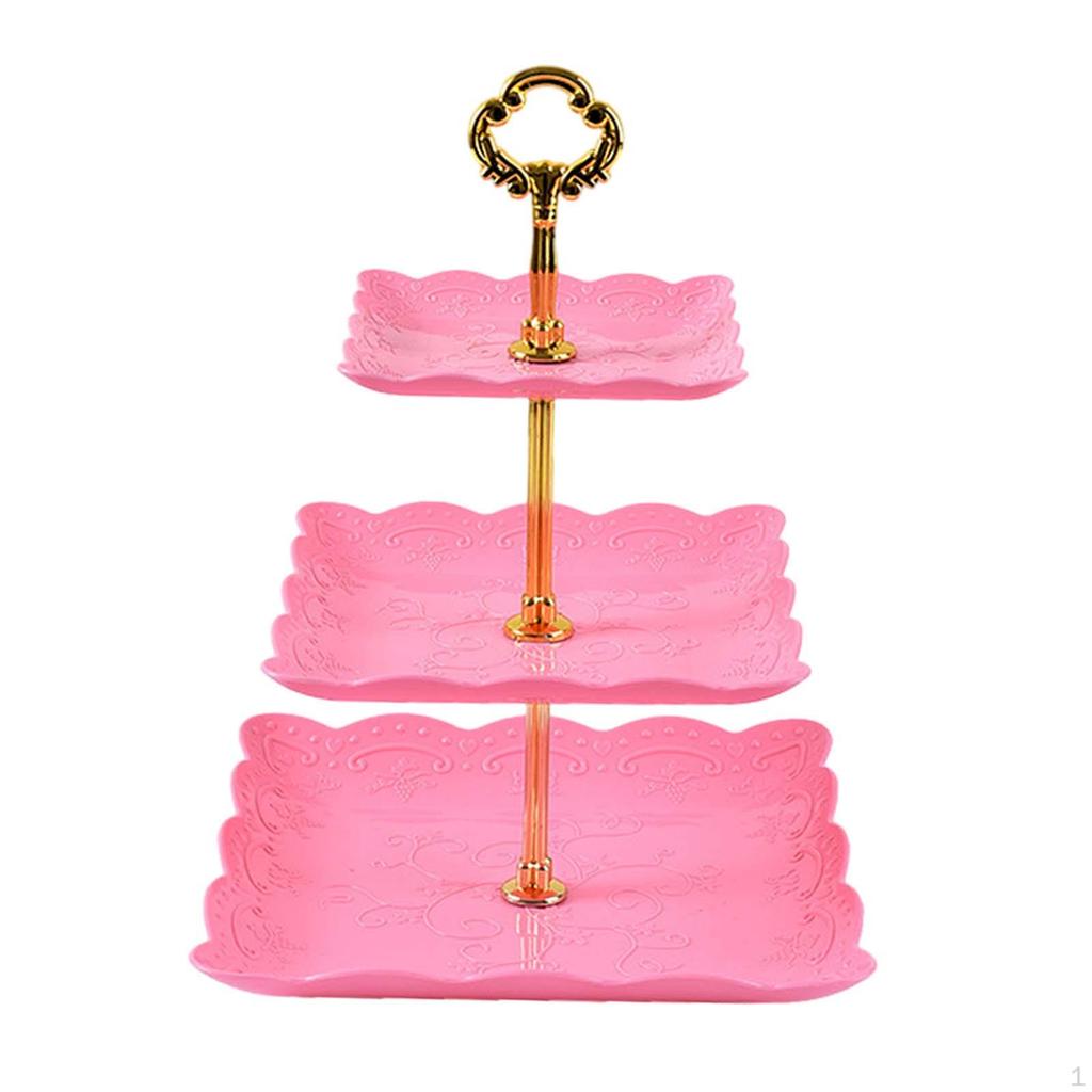 Подставка для кексов, 3-х уровневый поднос, многоцелевая витрина для десертов и тортов на Хэллоуин
